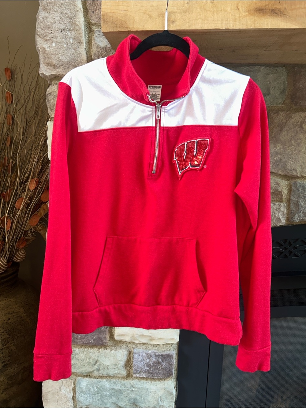 PINK Victoria's Secret Wisconsin Fleece Pullover
